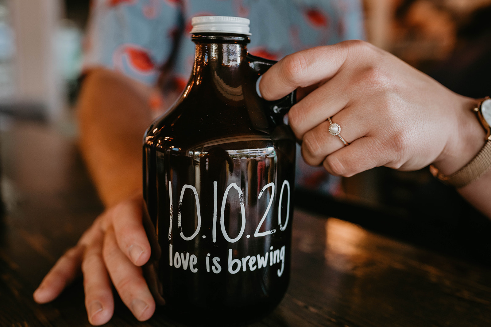 West Palm Beach Brewery Engagement Photography