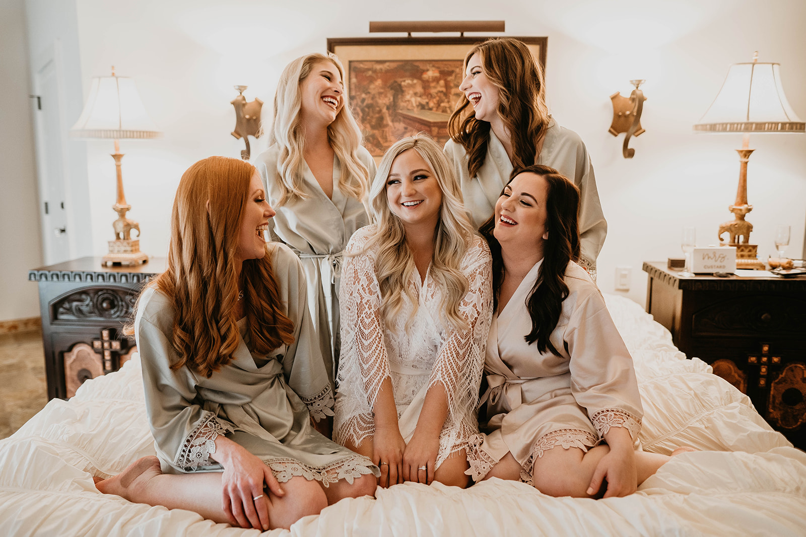 Boho Bridal Party Getting Ready Photography