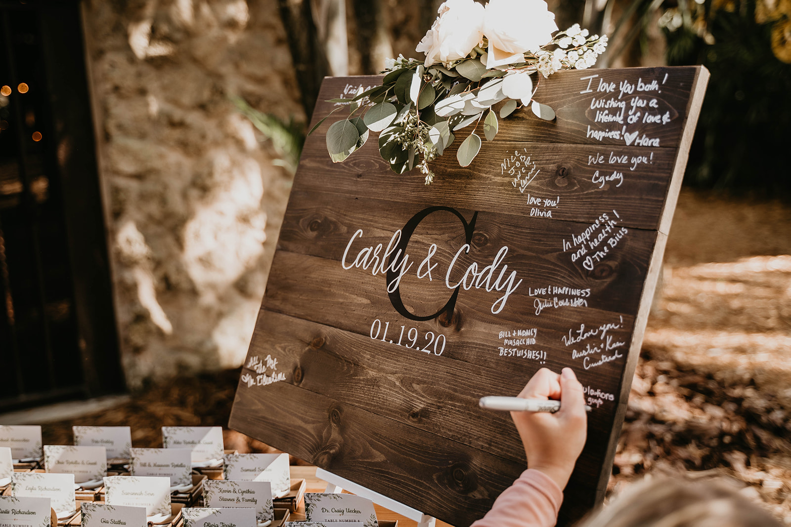 Cooper Estate Wedding Photography Guest Book Inspiration