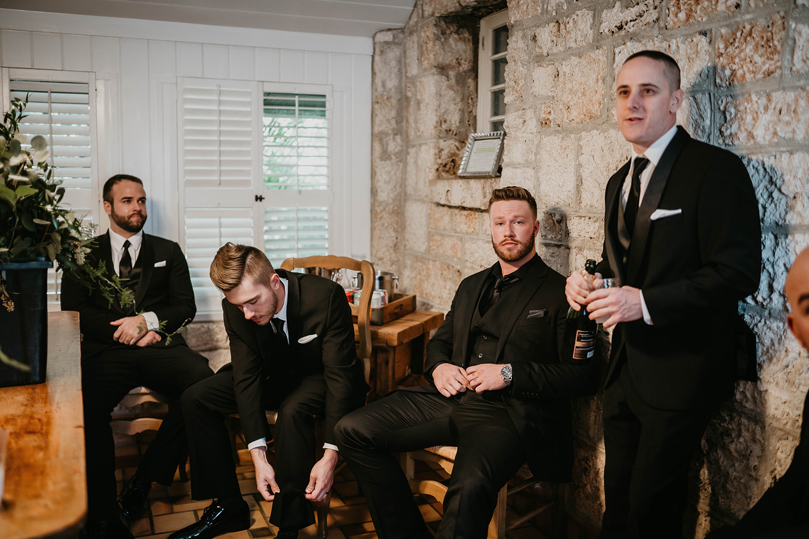 Groom and Groomsmen Getting Ready Photography 