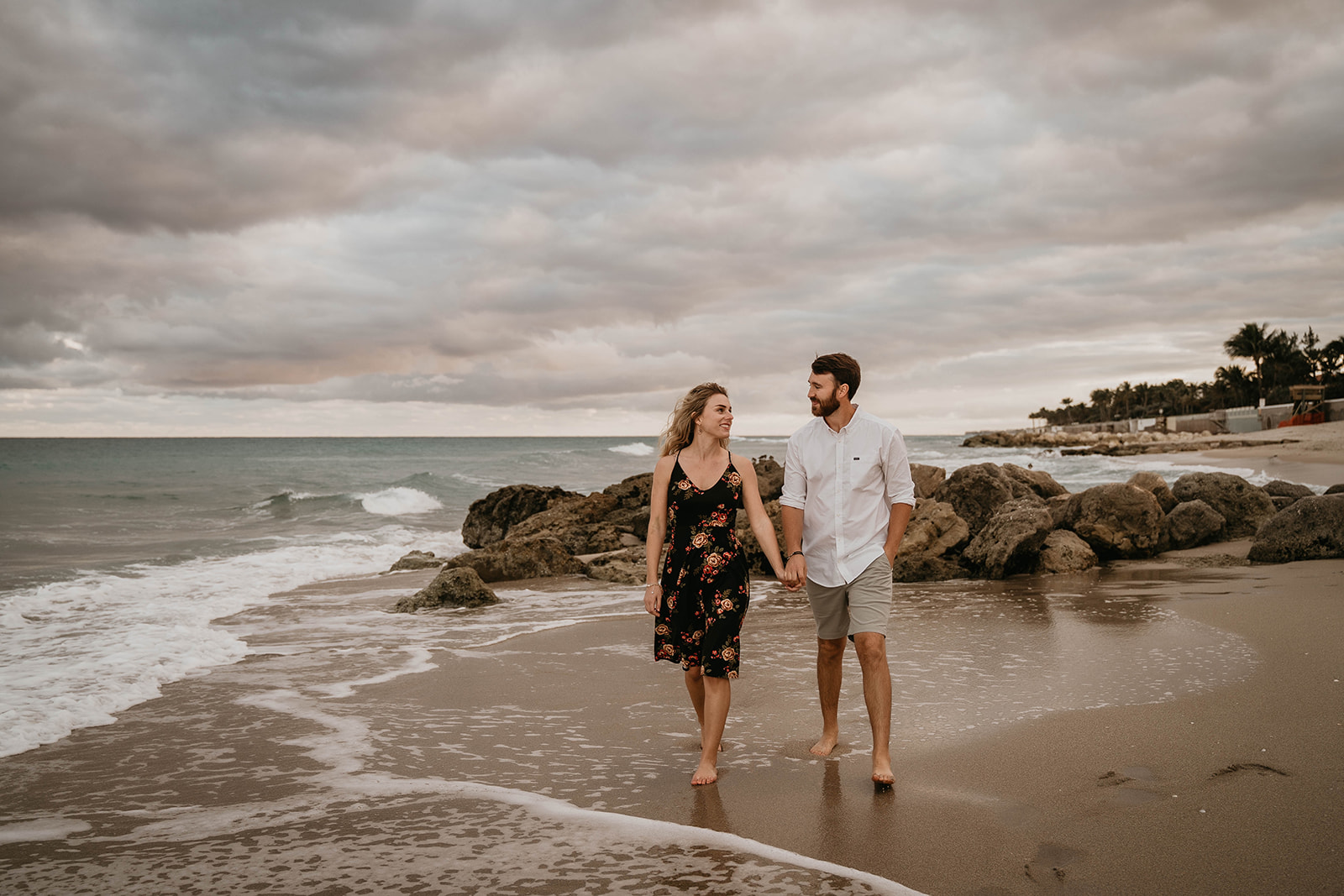 Worth Ave Palm Beach Engagement Photography