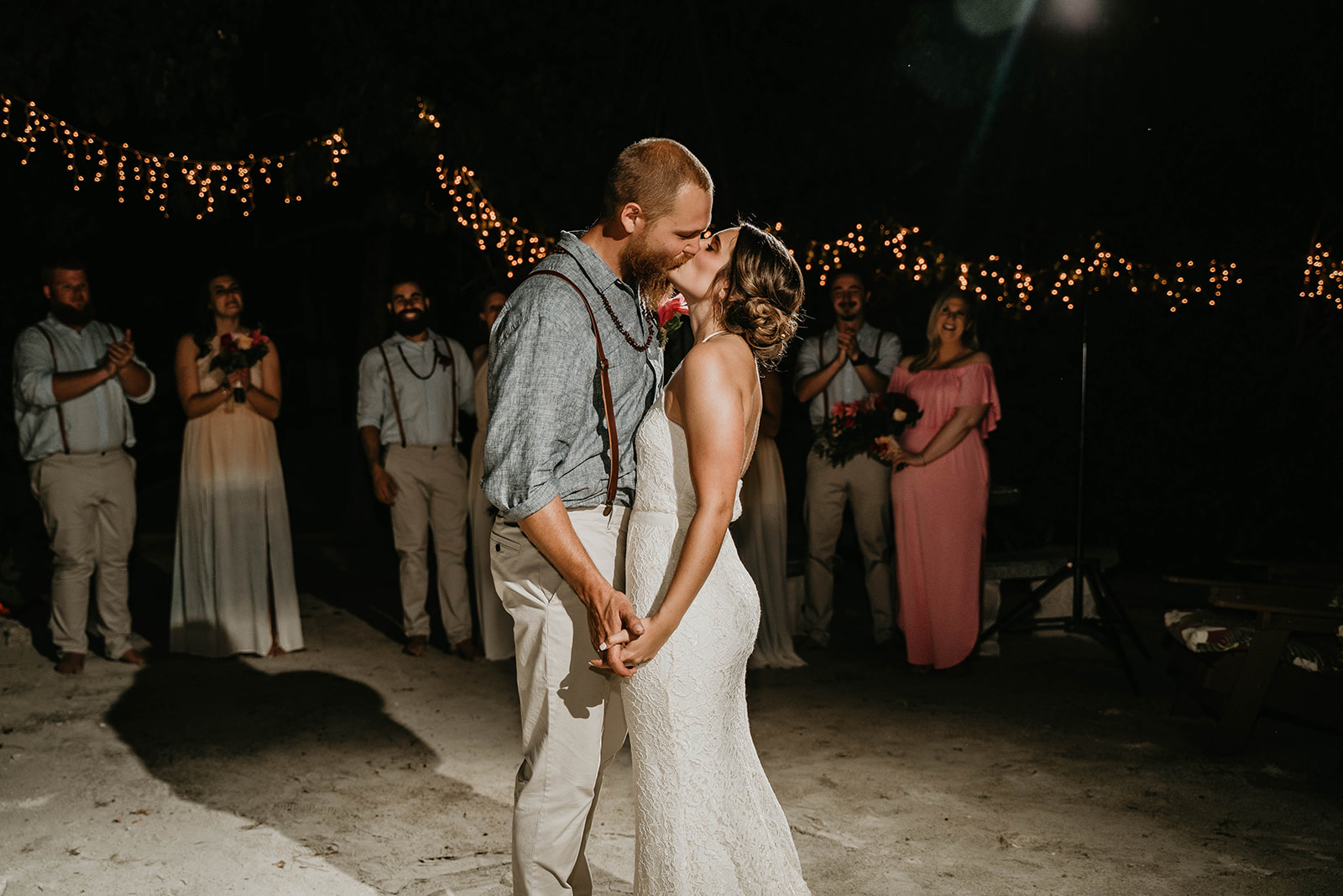 Islamorada Beach Wedding Bride and Groom First Dance Photos