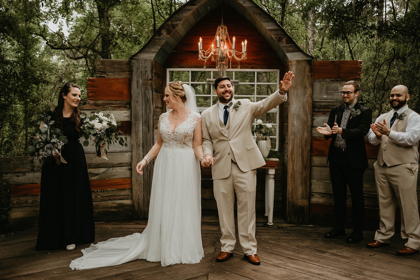 Bridle Oaks Barn Central Florida Rustic Wedding Ceremony Photography