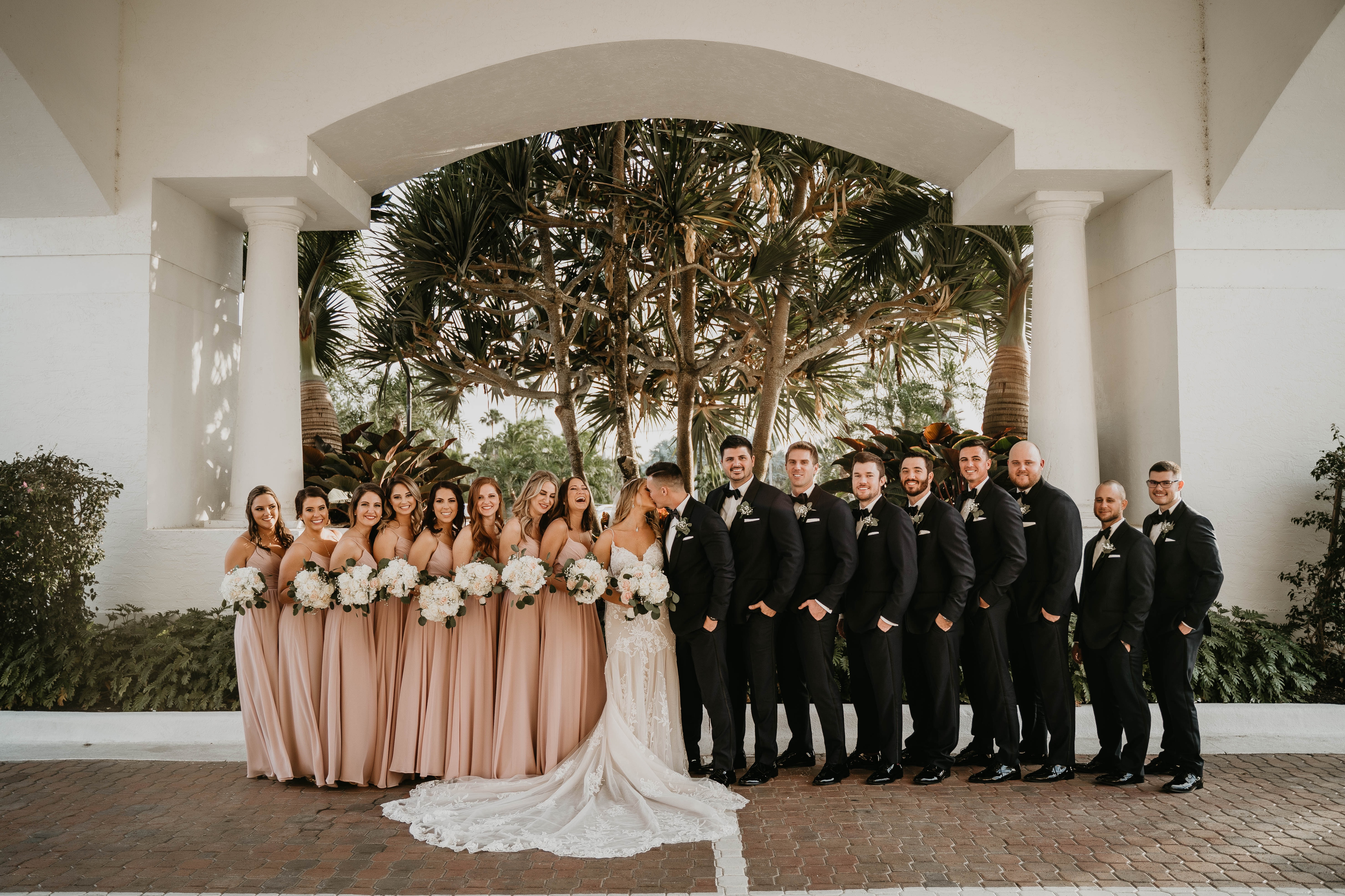 South Florida Bridal Party Portraits Wedding Photography