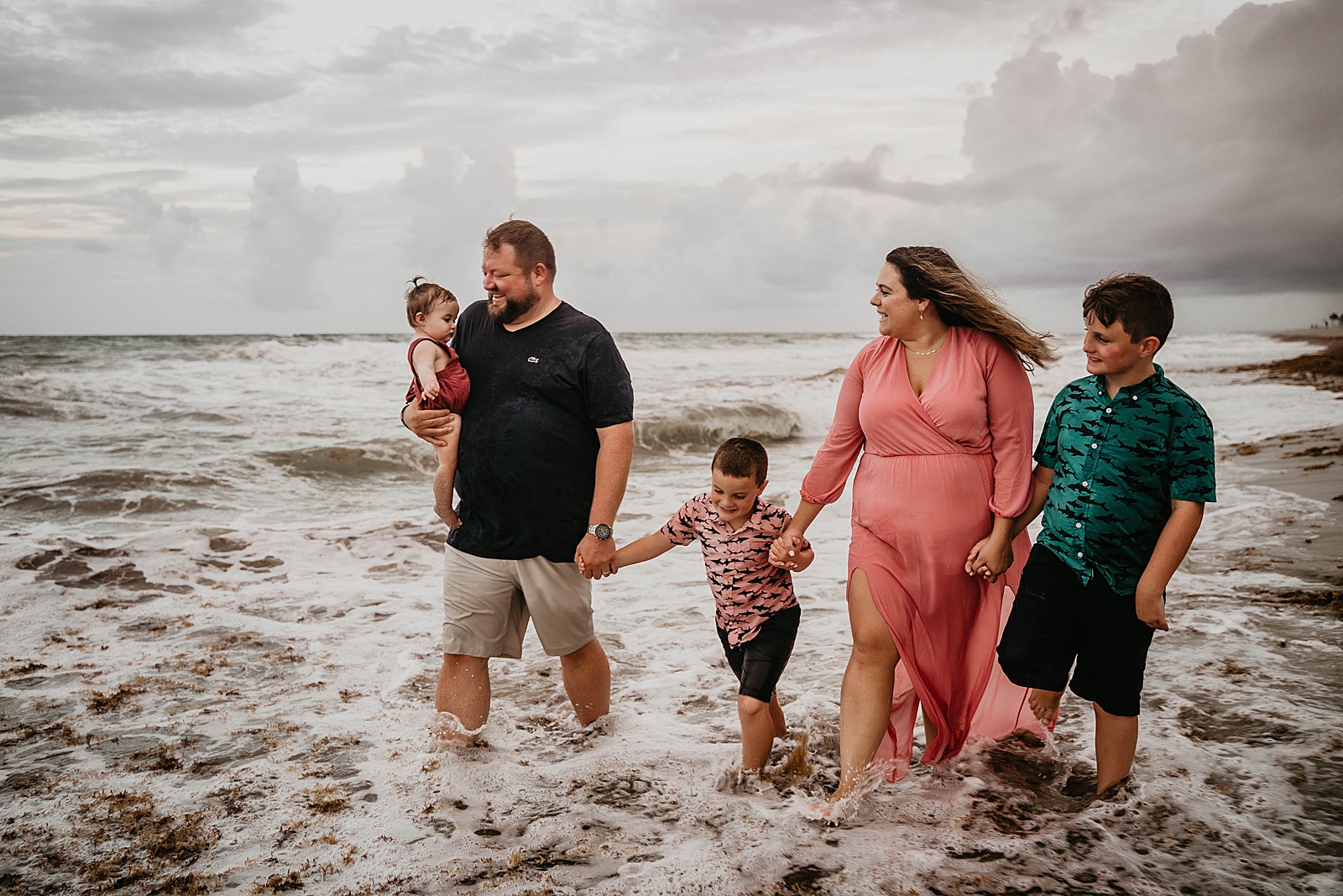 Palm Beach Family Session captured by South Florida Lifestyle Photographer, Krystal Capone Photography