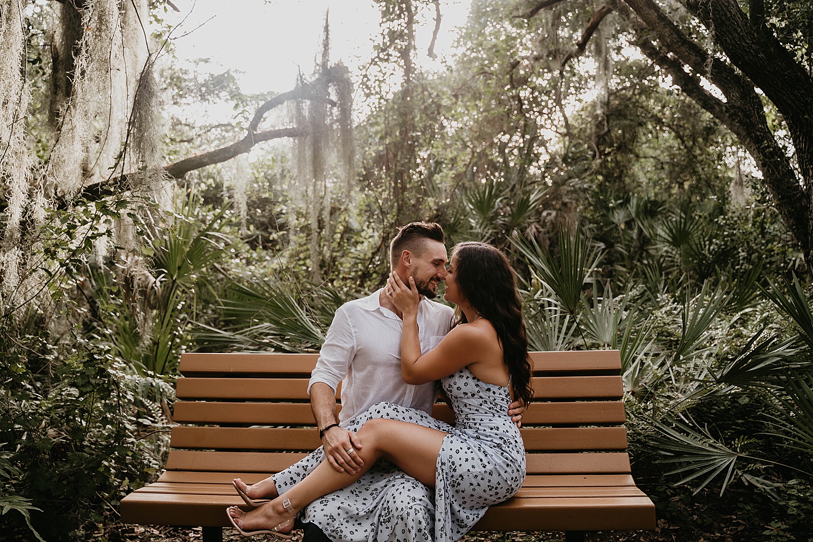 Delray Oaks Engagement Session captured by West Palm Beach Engagement Photographer, Krystal Capone Photography
