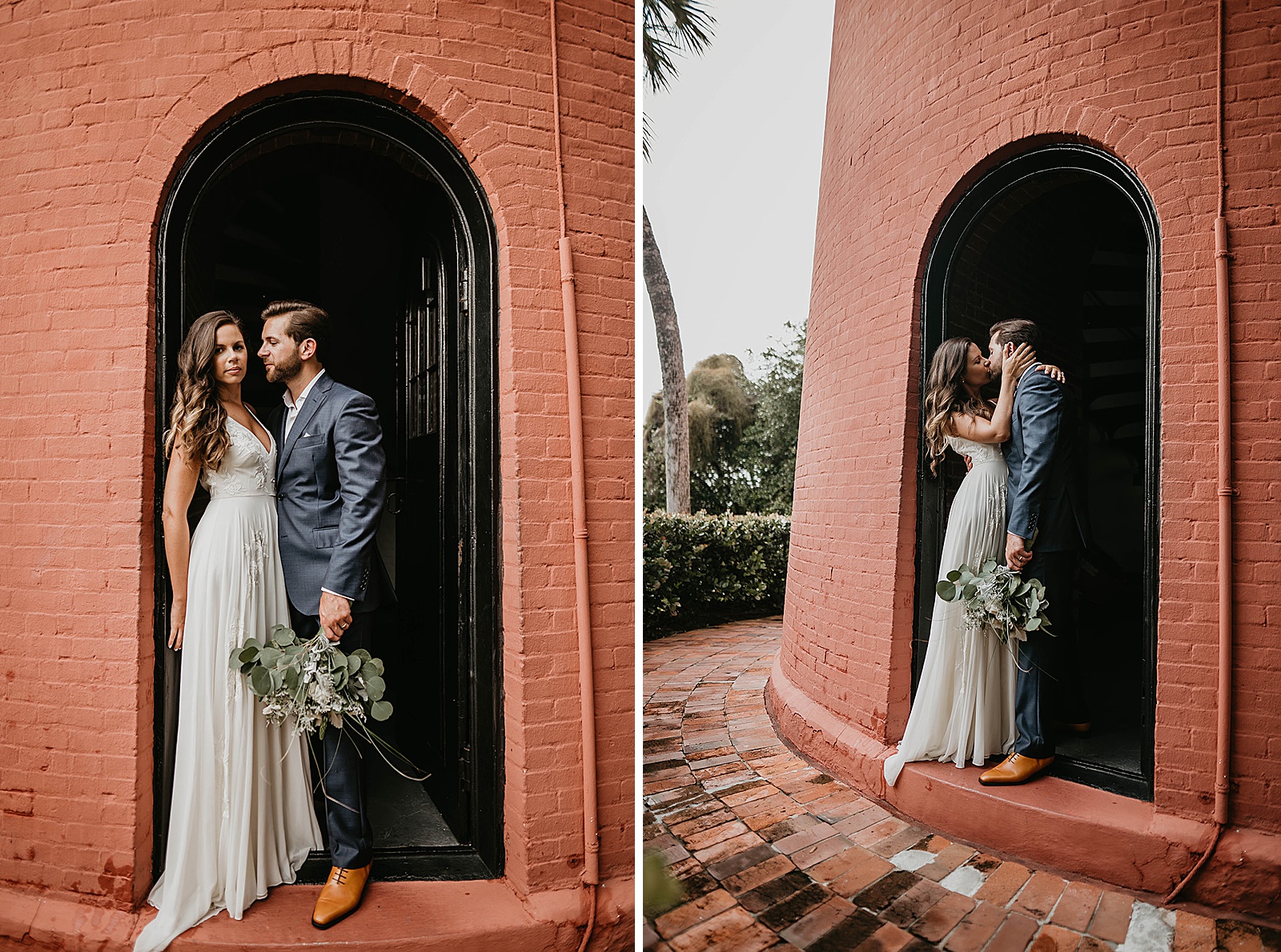 Intimate Jupiter Lighthouse Wedding captured by Jupiter Florida Wedding Photographer, Krystal Capone Photography