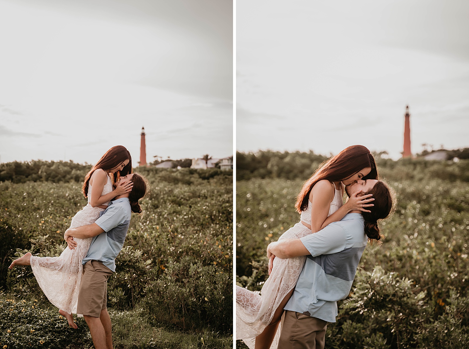 Ponce Inlet Engagement Photos captured by South Florida Engagement Photographer, Krystal Capone Photography