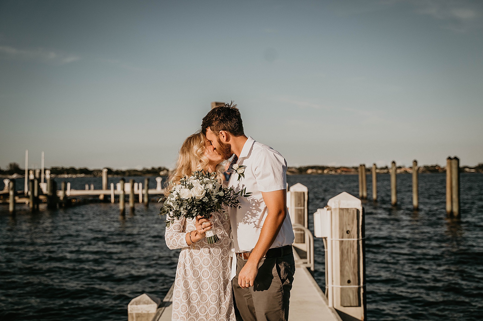 South Florida Waterfront Elopement captured by South Florida Elopement Photographer, Krystal Capone Photography