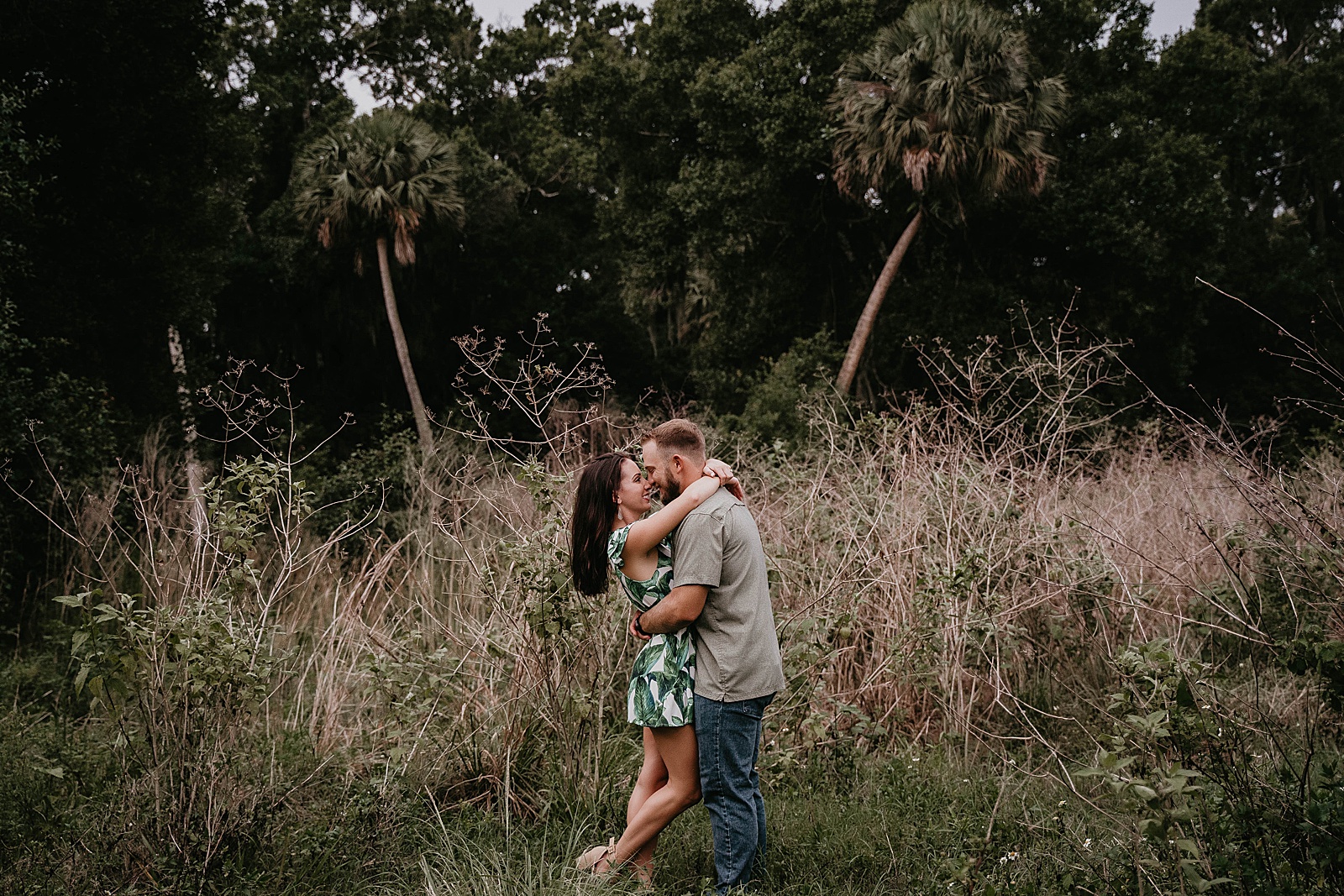 Riverbend Park Jupiter FL Engagement Photos by South Florida Engagement Photographer, Krystal Capone Photography