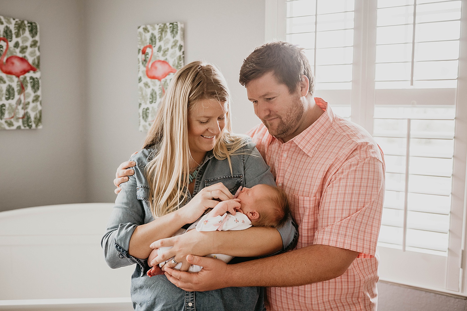 In home newborn session captured by South Florida lifestyle photographer, Krystal Capone Photography
