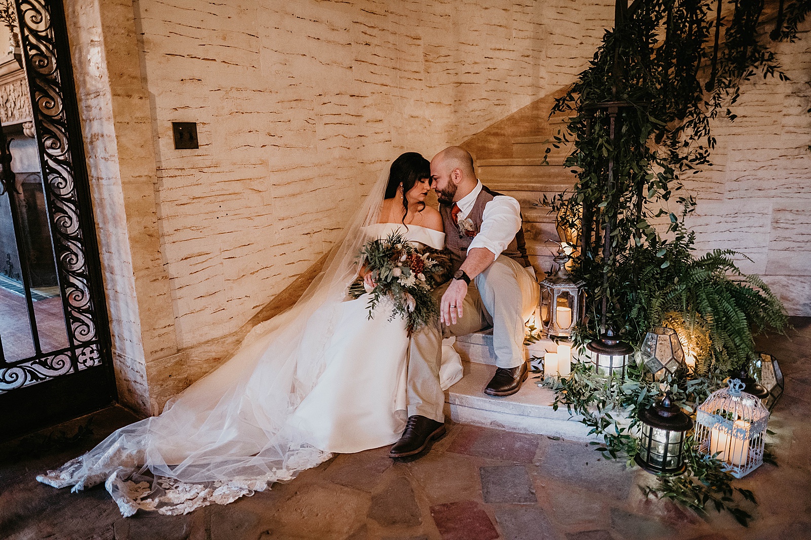Romantic Howey Mansion South Florida Wedding captured by South Florida Wedding Photographer, Krystal Capone Photography
