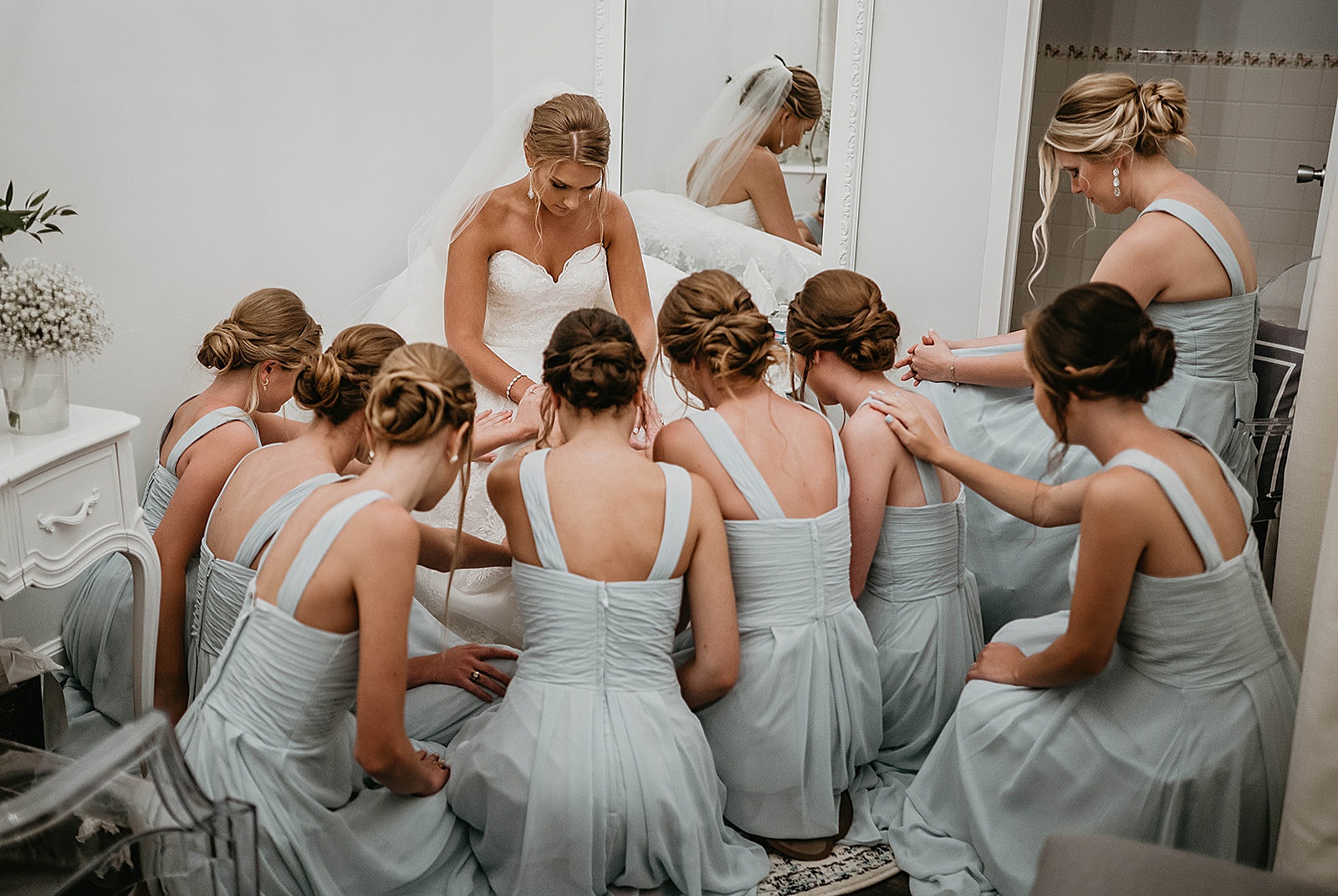 Family Church Downtown Wedding captured by West Palm Beach Wedding Photographer, Krystal Capone Photography