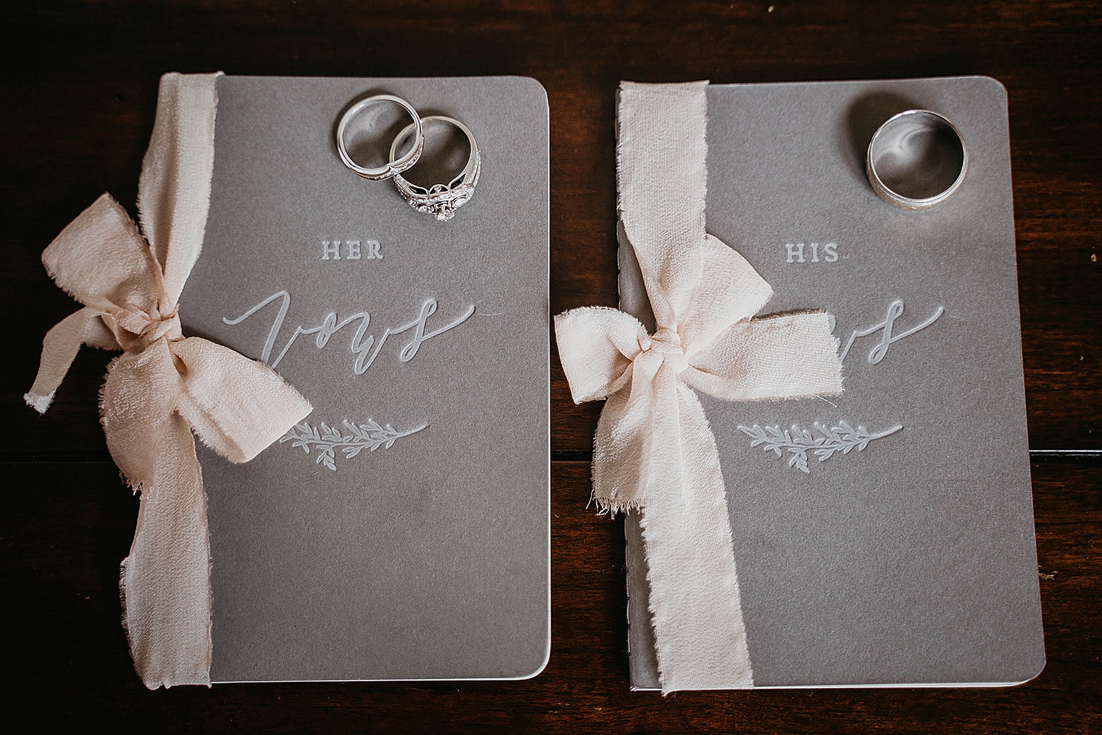 Rustic Colorado Elopement Vow Book Details by Krystal Capone Photography