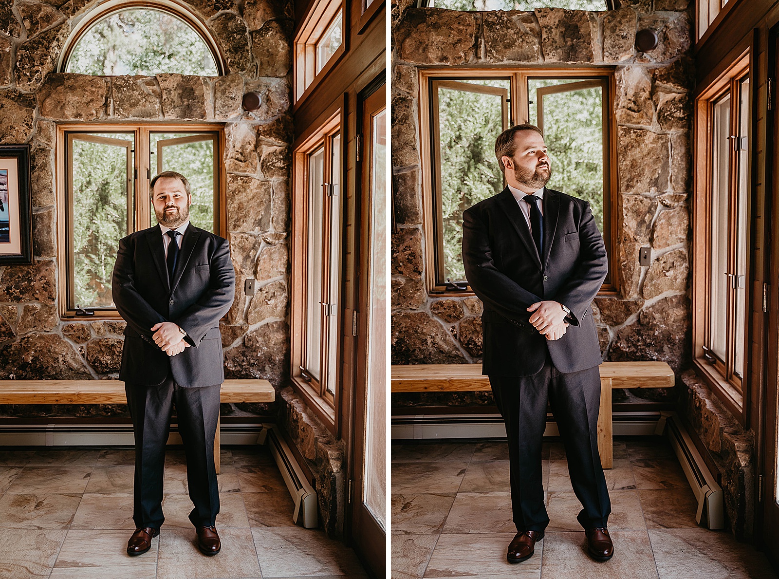 Rustic Colorado Elopement Groom Getting Ready by Krystal Capone Photography
