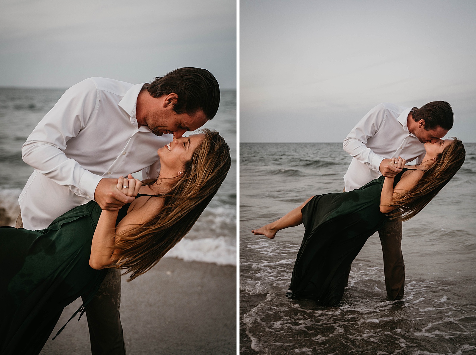 Juno Beach Engagement Photos captured by South Florida Engagement Photographer, Krystal Capone Photography