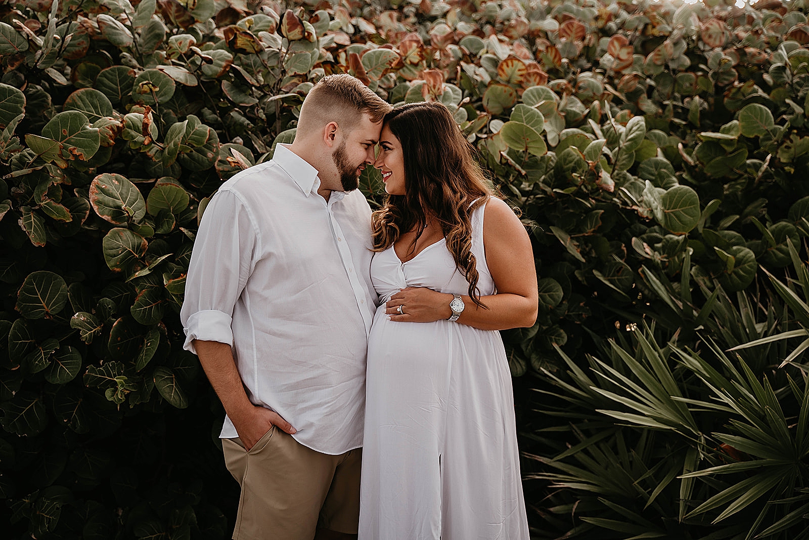 Stunning Palm Beach Maternity Photos captured by South Florida Maternity Photographer, Krystal Capone Photography
