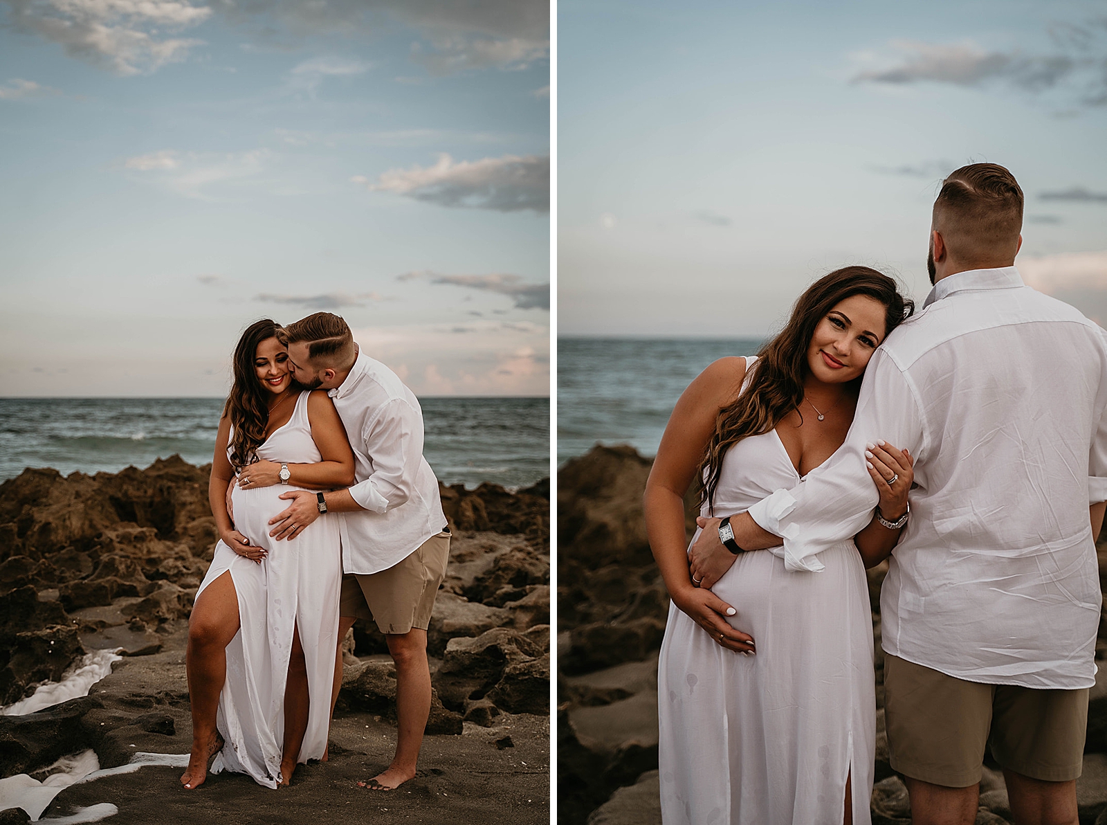 Stunning Palm Beach Maternity Photos captured by South Florida Maternity Photographer, Krystal Capone Photography