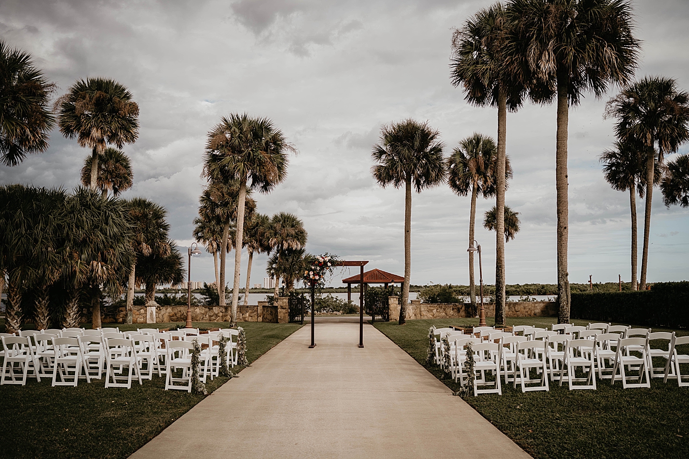 Ceremony detail shot The Estate on the Halifax Wedding Photography captured by South Florida Wedding Photographer Krystal Capone Photography 