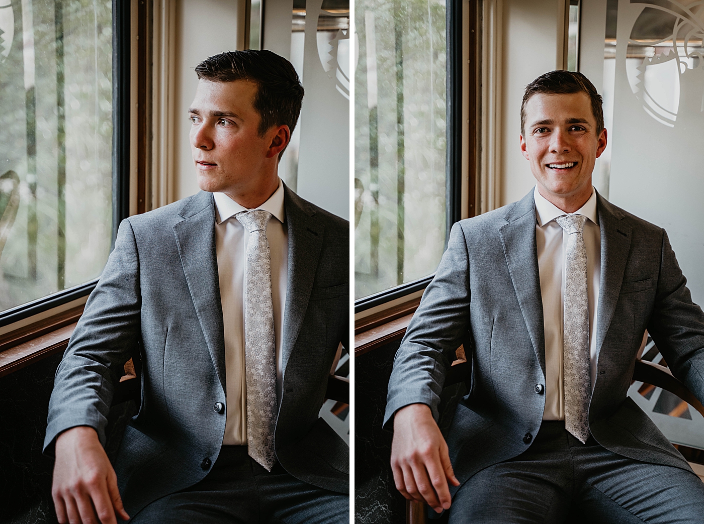 Portrait of Groom after getting ready The Estate on the Halifax Wedding Photography captured by South Florida Wedding Photographer Krystal Capone Photography 
