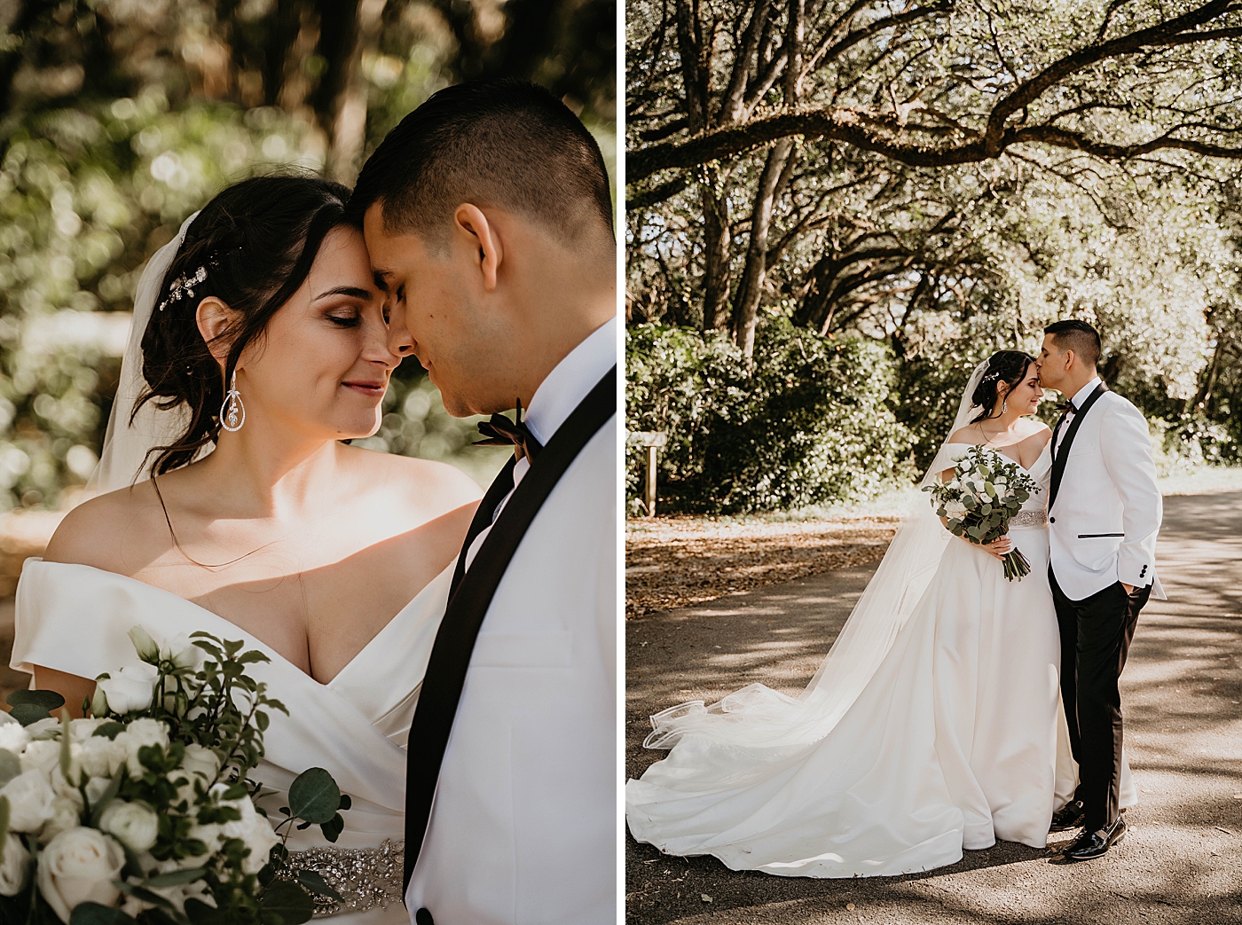 Bride and Groom nuzzling Lavan Venue Wedding Photography captured by South Florida Wedding Photographer Krystal Capone Photography
