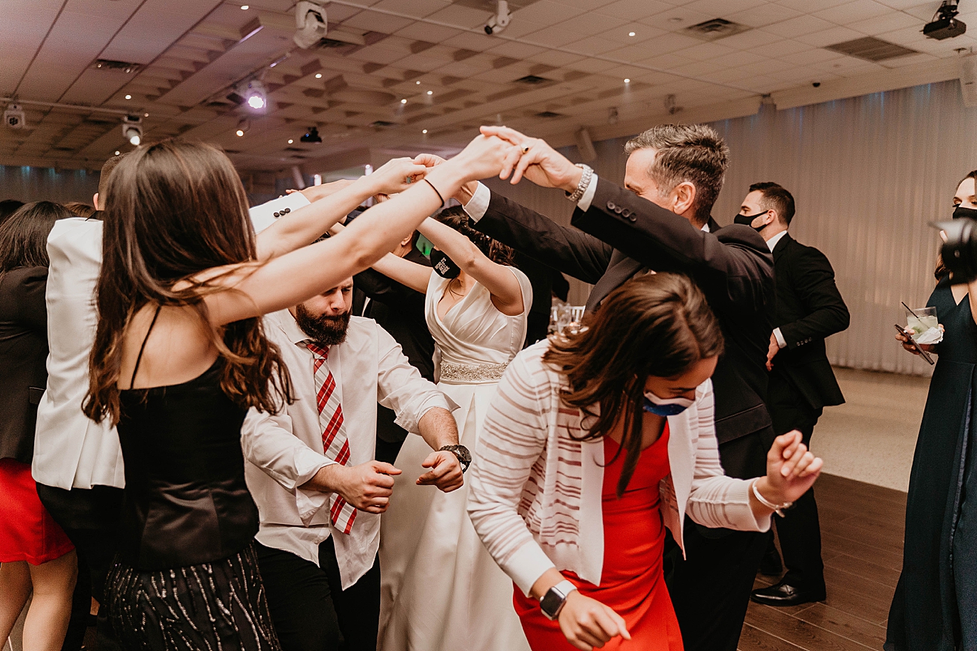 Dancing at the Reception Lavan Venue Wedding Photography captured by South Florida Wedding Photographer Krystal Capone Photography