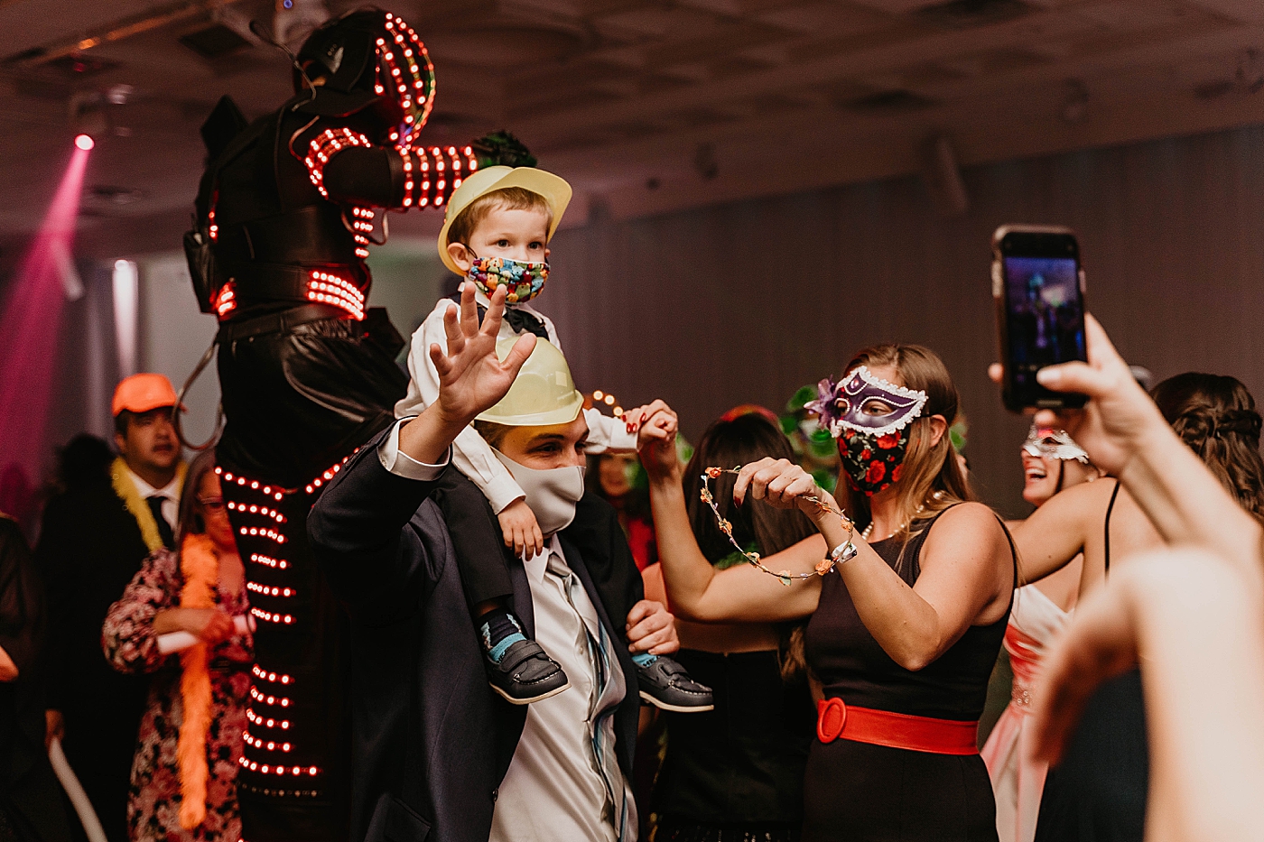 Reception dancing and fun Lavan Venue Wedding Photography captured by South Florida Wedding Photographer Krystal Capone Photography