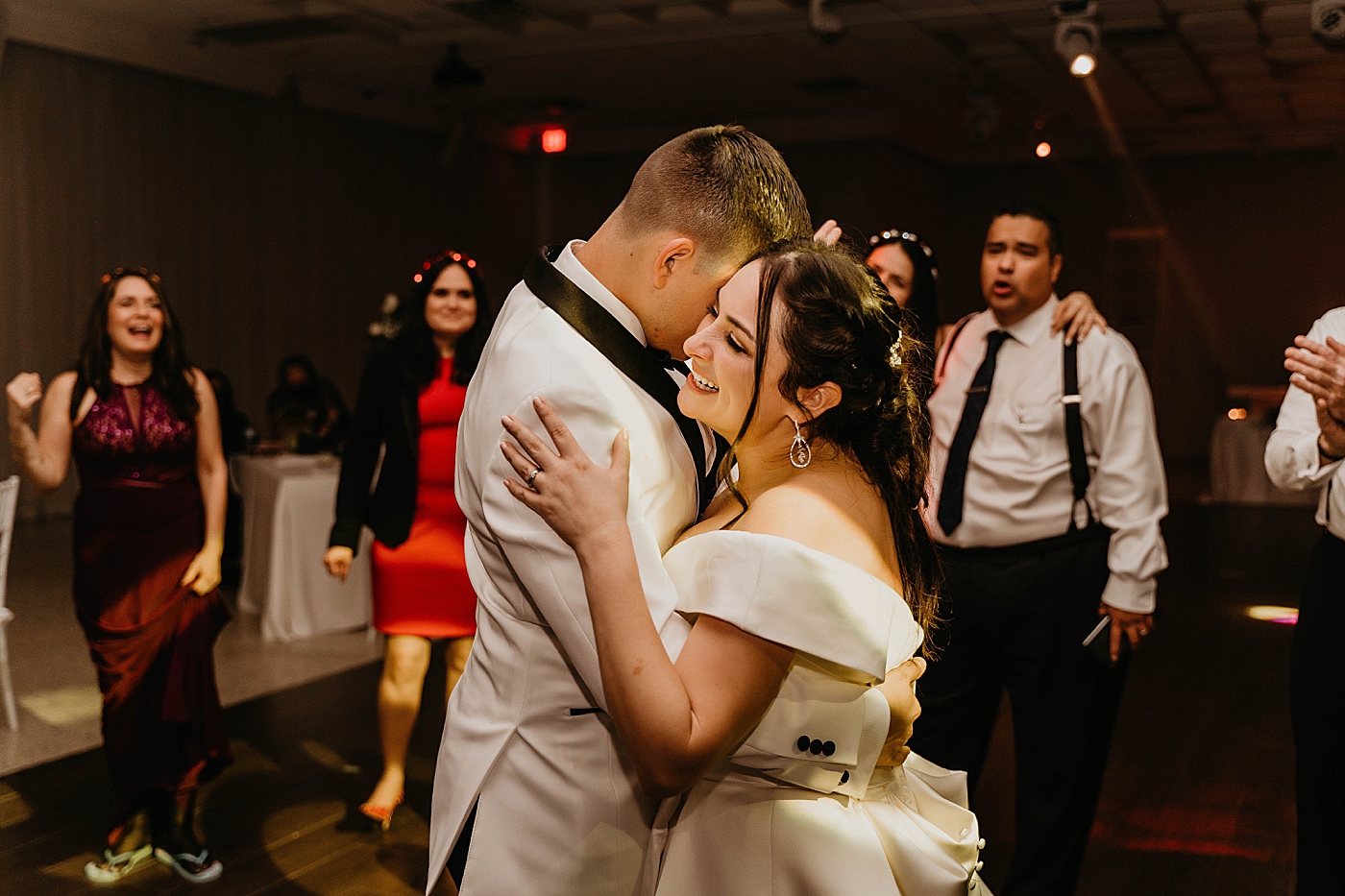 Bride and Groom dancing Lavan Venue Wedding Photography captured by South Florida Wedding Photographer Krystal Capone Photography