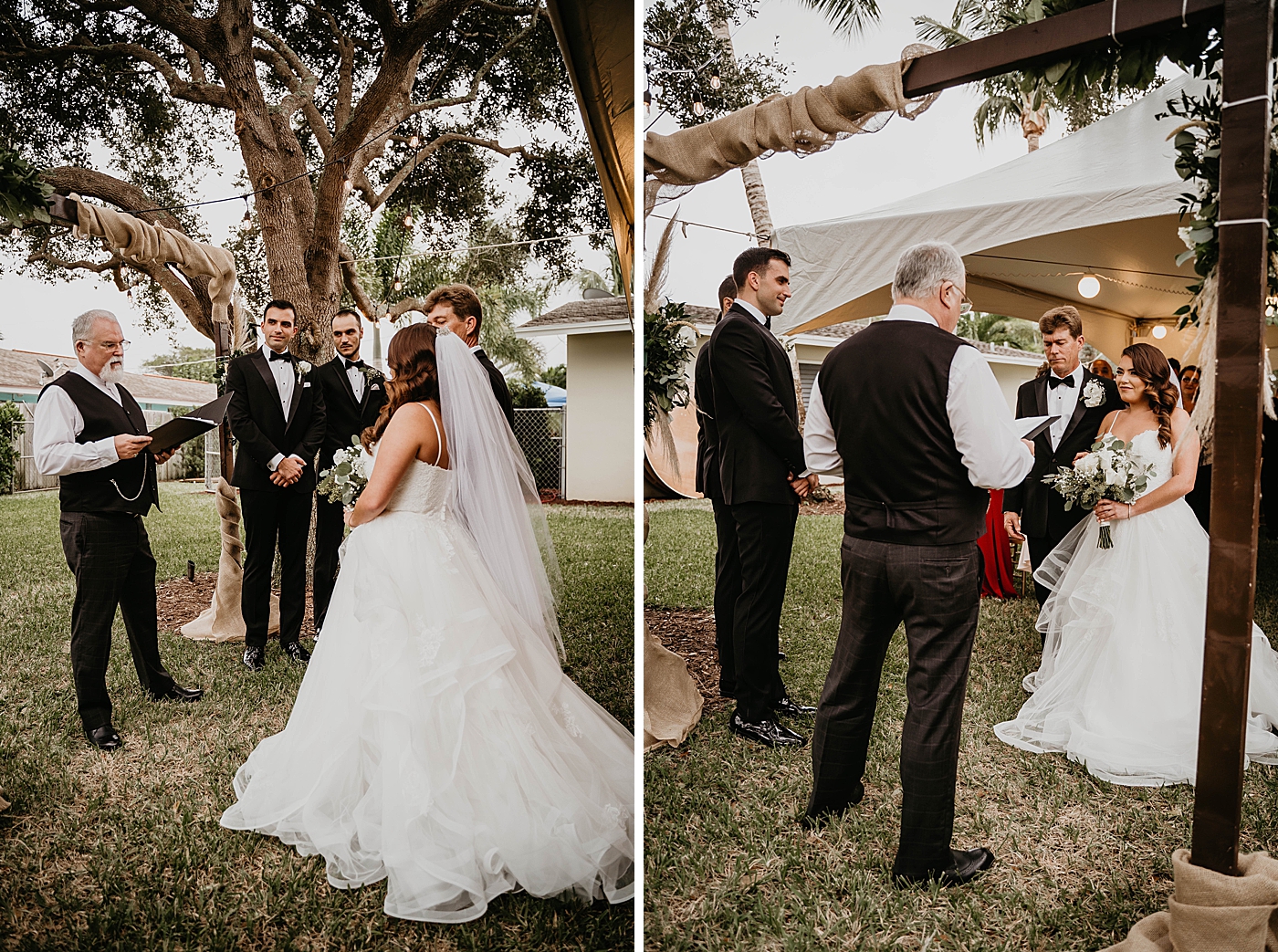 Ceremony Homily Intimate South Florida Wedding Photography captured by Wedding Photographer Krystal Capone Photography