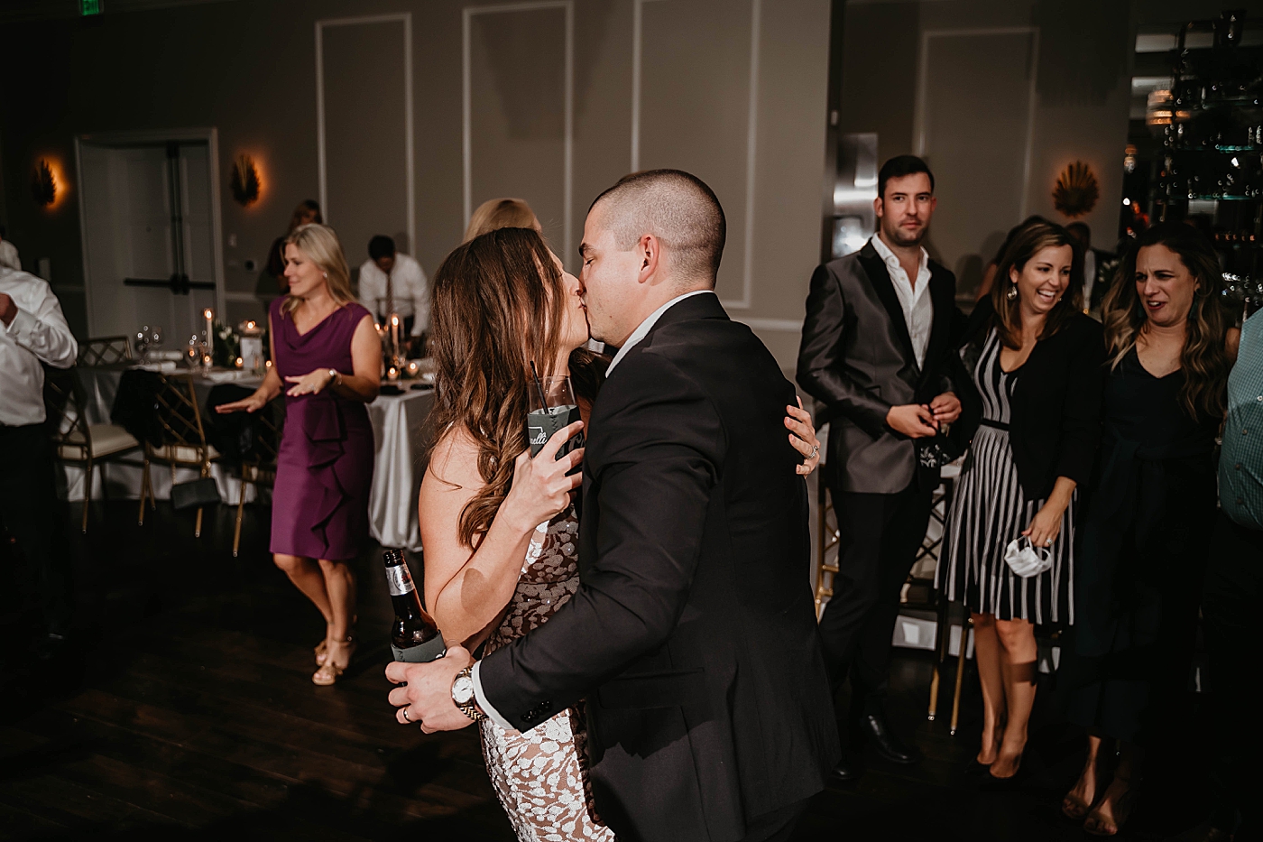 Romantic Wedding During COVID-19 captured by West Palm Beach Wedding Photographer, Krystal Capone Photography